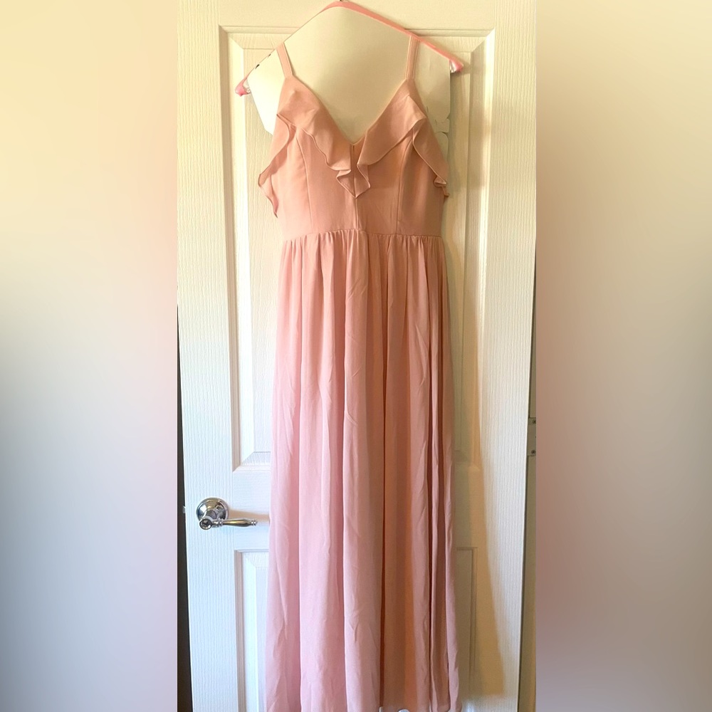 Beautiful Blush Maxi Dress. Size M.